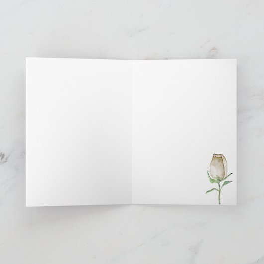 eerst Moederdag Modern, elegant, roos, Kaart (Binnen)