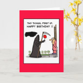 Eerst omhoog, Gelukkige Verjaardag!! Kaart (Gele Bloem)