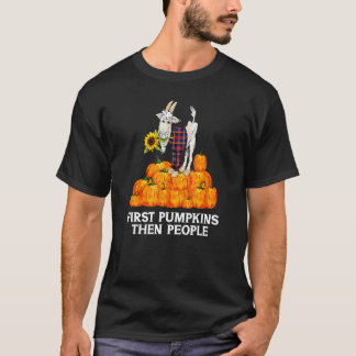 Eerst Pompoenen Dan Mensen Geiten Yoga T-shirt