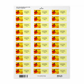 Eerst prioriteit school leermaterialen labels (Full Sheet)