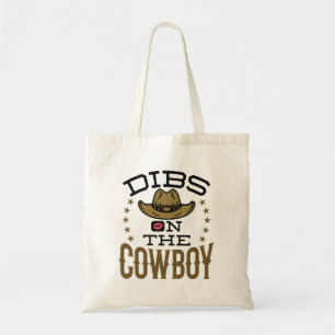 Eerst recht op de Cowboy Mooie Vrouw Vriendin Verl Tote Bag