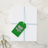 Eerst recht op de roodharige Funny St. Patrick's D Cadeaulabel (Met Touw)