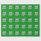 Eerst recht op de roodharige leuke St. Patrick's D Cadeaupapier (Vlak)