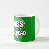 Eerst recht op de roodharige leuke St. Patrick's D Koffiemok (Voorkant rechts)