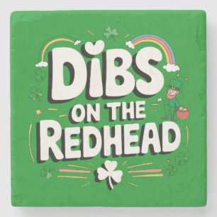 Eerst recht op de roodharige leuke St. Patrick's D Stenen Onderzetter