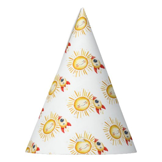 Eerst rond de zon feesthoedjes (Links)