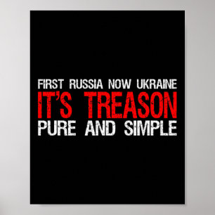 Eerst Rusland Nu Oekraïne Het Is Verraad Pur En Si Poster