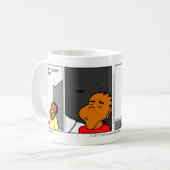 Eerst wakker worden koffiemok (Voorkant links)