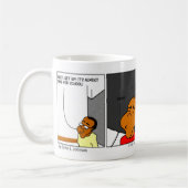 Eerst wakker worden koffiemok (Links)