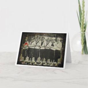 Eerst wil ik graag een gelukkige verjaardag zeggen kaart