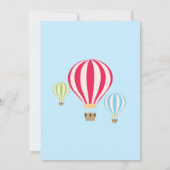 Eerstdaagse uitvindingen van Hot Air Luchtballons Kaart (Achterkant)