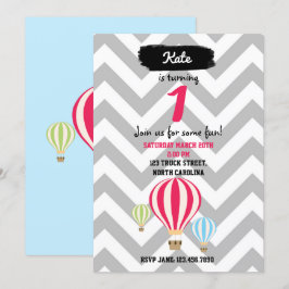 Eerstdaagse uitvindingen van Hot Air Luchtballons Kaart