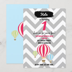 Eerstdaagse uitvindingen van Hot Air Luchtballons Kaart