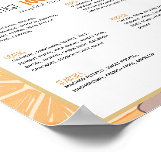 Eerste 100 Baby Poster (Hoek)