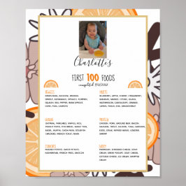 Eerste 100 Baby Poster