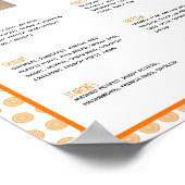 Eerste 100 Foods Boy Baby-Weaning Poster (Hoek)