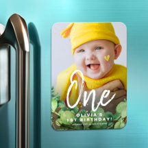 Eerste 1 Elegant rustic verjaardagsclassieke foto