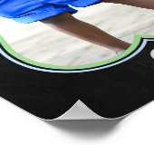 Eerste 1e 2e verjaardag van het bord van de Birthd Poster (Hoek)