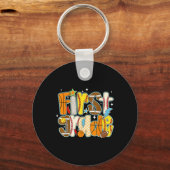 Eerste 1e Grade Boy Basketbal Football S Sleutelhanger (Voorkant)