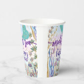 Eerste 1e ONEder het Zee Verjaardag Zeemeermin Gli Papieren Bekers (Rechts)