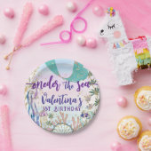 Eerste 1e ONEder het Zee Verjaardag Zeemeermin Gli Papieren Bordje (Feest)