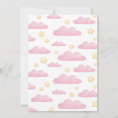 Eerste 1e Verjaardag Roze Waterverf Dinosaurussen Kaart (Achterkant)