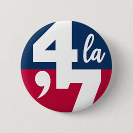 Eerste 47e Vrouw President 2024 Ronde Button 5,7 Cm