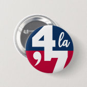 Eerste 47e Vrouw President 2024 Ronde Button 5,7 Cm (Voorkant /achterkant)