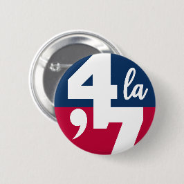 Eerste 47e Vrouw President 2024 Ronde Button 5,7 Cm