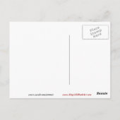 Eerste 4 Lijnen van Sonnet # 18 door Shakespeare Briefkaart (Achterkant)