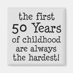Eerste 50 jaar kindertijd magneet
