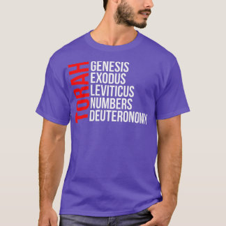 Eerste 5 boeken Boeken Torah Hebrew Israelites Yes T-shirt