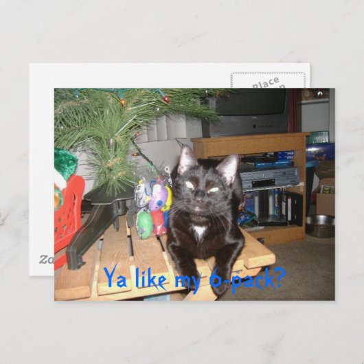 Eerste 6-verpakking briefkaart (Voorkant / Achterkant)