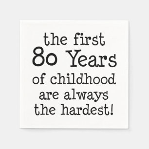 Eerste 80 jaar kinderluiers servet