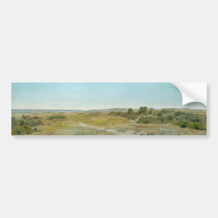 Eerste aanblik van de herfst: Landschap in de staa Bumpersticker