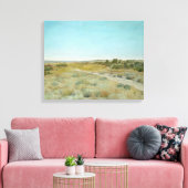 Eerste aanblik van de herfst: Landschap in de staa Canvas Afdruk (Insitu (Woonkamer))