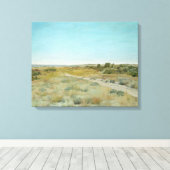 Eerste aanblik van de herfst: Landschap in de staa Canvas Afdruk (Insitu (Houten vloer))