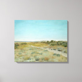 Eerste aanblik van de herfst: Landschap in de staa Canvas Afdruk