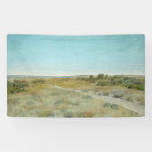 Eerste aanblik van de herfst: Landschap in de staa Spandoek (Horizontaal)