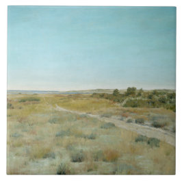 Eerste aanblik van de herfst: Landschap in de staa Tegeltje