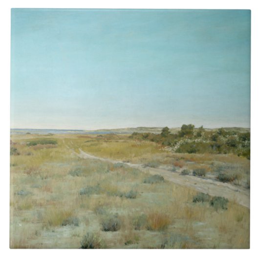 Eerste aanblik van de herfst: Landschap in de staa Tegeltje (Voorkant)