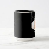 Eerste aangepaste foto van Vaderdag / Jaar Tweekleurige Koffiemok (Center)