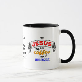 EERSTE AANGEPASTE JESUS DAN KOFFIE MOK