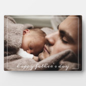 Eerste aangepaste Vaderdag foto Fotoplaat (voorkant)