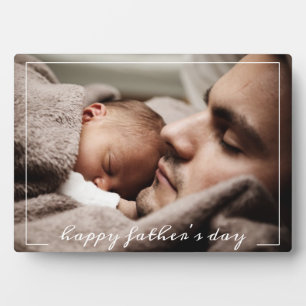 Eerste aangepaste Vaderdag foto Fotoplaat