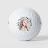 Eerste aangepaste Vaderdag foto Golfballen (Voorkant)