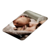 Eerste aangepaste Vaderdag foto Magneet (Linkerzijde)