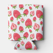 Eerste aardbei eerste aardbei 1e verjaardag Aangep Blikjeskoeler (Achterkant)