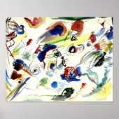 Eerste Abstracte Waterverf van Wassily Kandinsky Poster (Voorkant)