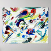 Eerste Abstracte Waterverf van Wassily Kandinsky Poster (Voorkant)